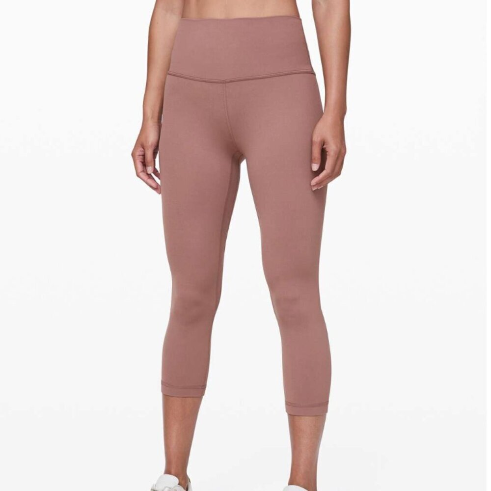 Lululemon Align Crop *21" Red Dust Size 8 - Picture 2 of 8